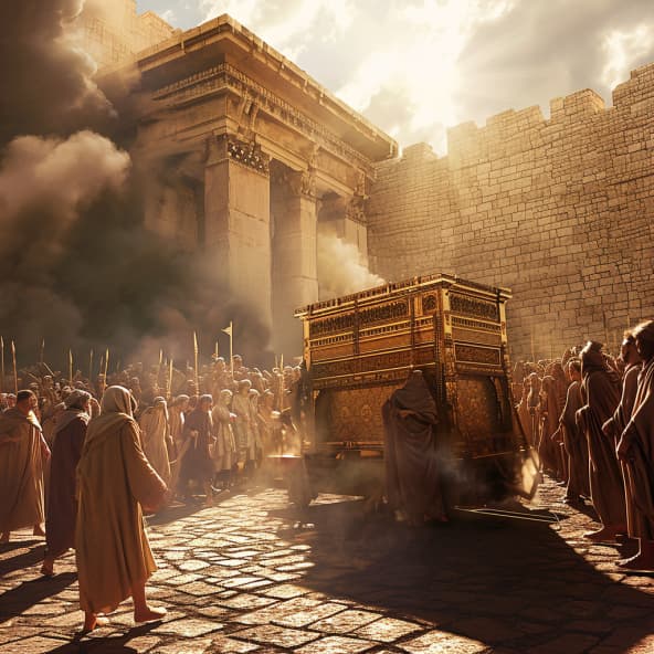 1 Crônicas 13 - Davi leva a arca para Jerusalém