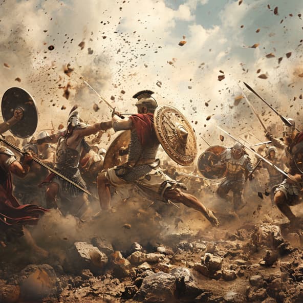 1 Crônicas 19 - Ammonites and Syrians Defeated