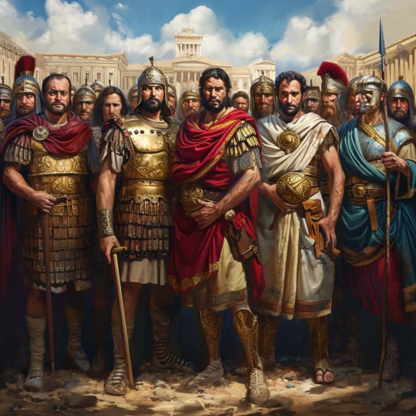 1 Crônicas 27 - Líderes das Divisões Militares e Administrações Civis