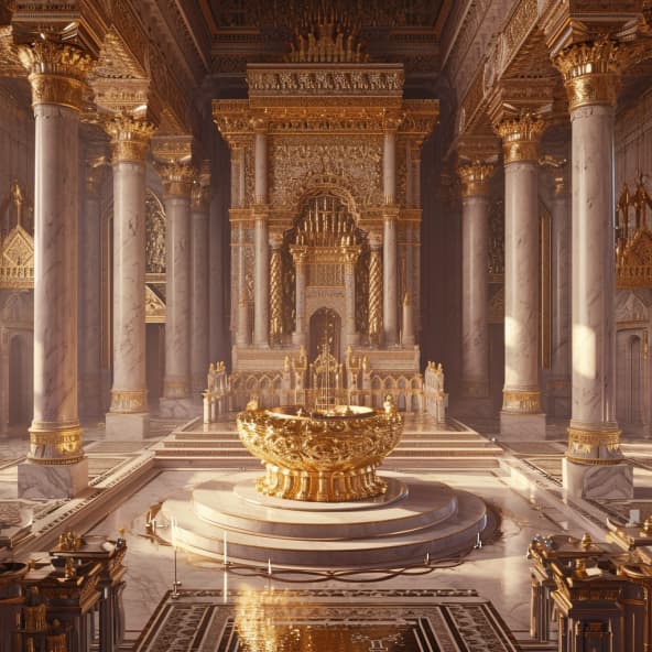 2 Krónikák 4 - A Templom bútorzata elkészült