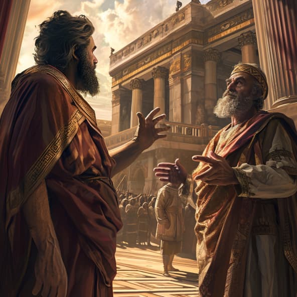 列王記第二 1 - エリヤがアハズヤを非難