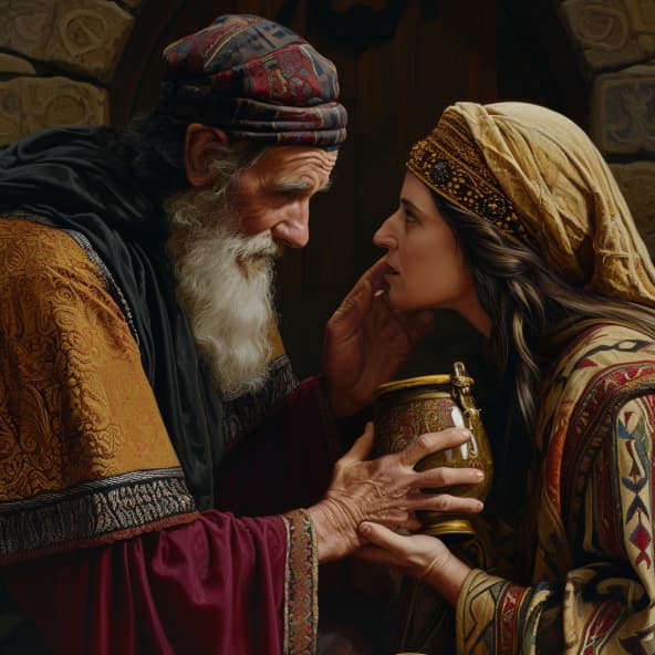 列王記第二 4 - エリシャと未亡人のオリーブ油