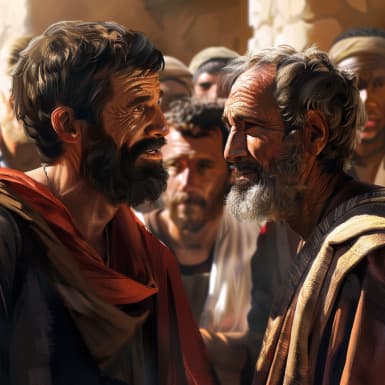 使徒行传 15:39 - 于是二人起了争论，甚至彼此分开。巴拿巴带着马可，坐船往塞浦路斯去；