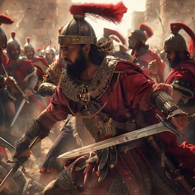 Vyhnanství 17:10 - Tedy Jozue udělal tak, jakž mu poručil Mojžíš, a bojoval s Amalechem; Mojžíš pak, Aron a Hur vstoupili na vrch hory.