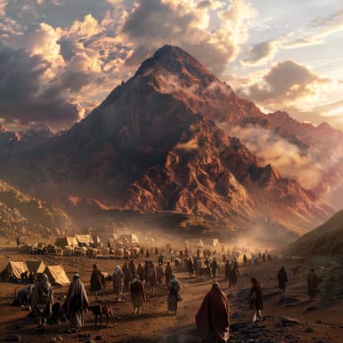 Vyhnanství 19:2 - Nebo hnuvše se z Rafidim, přišli až na poušť Sinai a položili se na té poušti; a tu rozbili Izraelští stany naproti hoře.