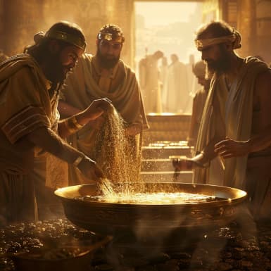 Vyhnanství 38:8 - Udělal též umyvadlo měděné, a podstavek jeho měděný z zrcadel houfně přicházejících žen, kteréž přicházely ke dveřím stánku úmluvy.