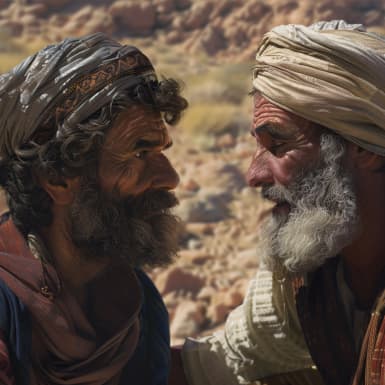 出埃及记 4:14 - 耶和华向摩西发怒说：「不是有你的哥哥利未人亚伦吗？我知道他是能言的。你看，他出来迎接你；他一见你，他心里就欢喜。