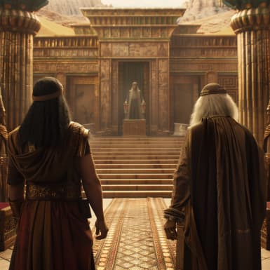 出埃及记 4:30 - 亚伦将　耶和华对摩西所说的一切话述说了一遍，又在百姓眼前行了那些神迹，