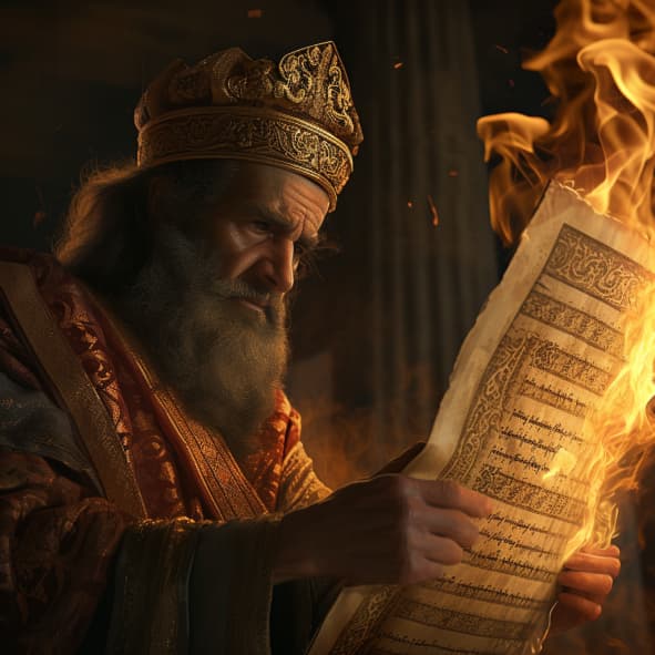 Jeremiáš 36 - Povolanie písara a kráľova nevedomosť