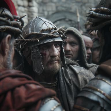 マルコによる福音書 15:39 - イエスに向ひて立てる百卒長、かかる樣にて息 絶え給ひしを見て言ふ『實にこの人は神の子なりき』