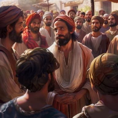 Mateo 15:10 - Y llamando á sí las gentes, les dijo: Oid, y entended: