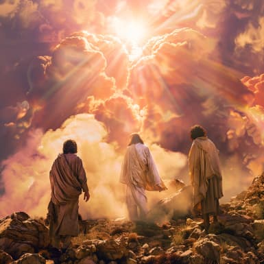 Mateo 17:3 - Y he aquí les aparecieron Moisés y Elías, hablando con él.