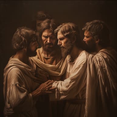 Mateo 17:7 - Entonces Jesús llegando, los tocó, y dijo: Levantaos, y no temáis.