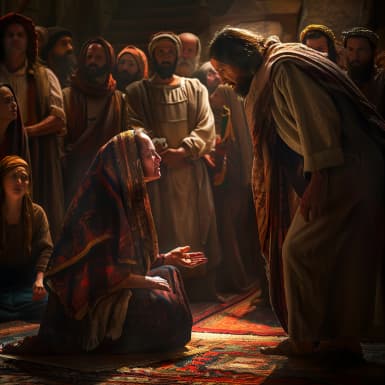 Mateo 20:21 - Y él le dijo: ¿Qué quieres? Ella le dijo: Di que se sienten estos dos hijos míos, el uno á tu mano derecha, y el otro á tu izquierda, en tu reino.