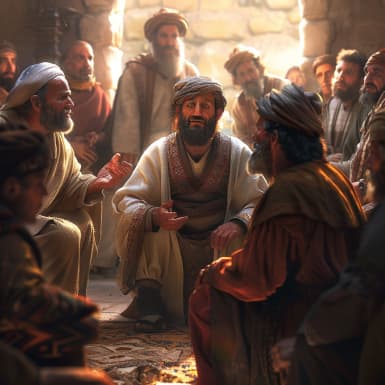 Mateo 22:41 - Y estando juntos los Fariseos, Jesús les preguntó,