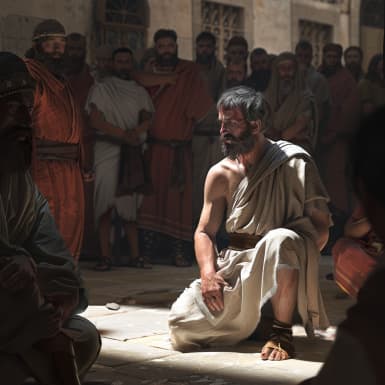 Mateo 26:70 - Mas él negó delante de todos, diciendo: No sé lo que dices.