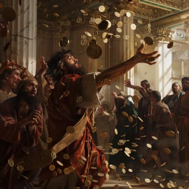 Mateo 27:5 - Y arrojando las piezas de plata en el templo, partióse; y fué, y se ahorcó.